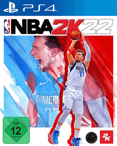NBA 2K22 box art for Playstation 4